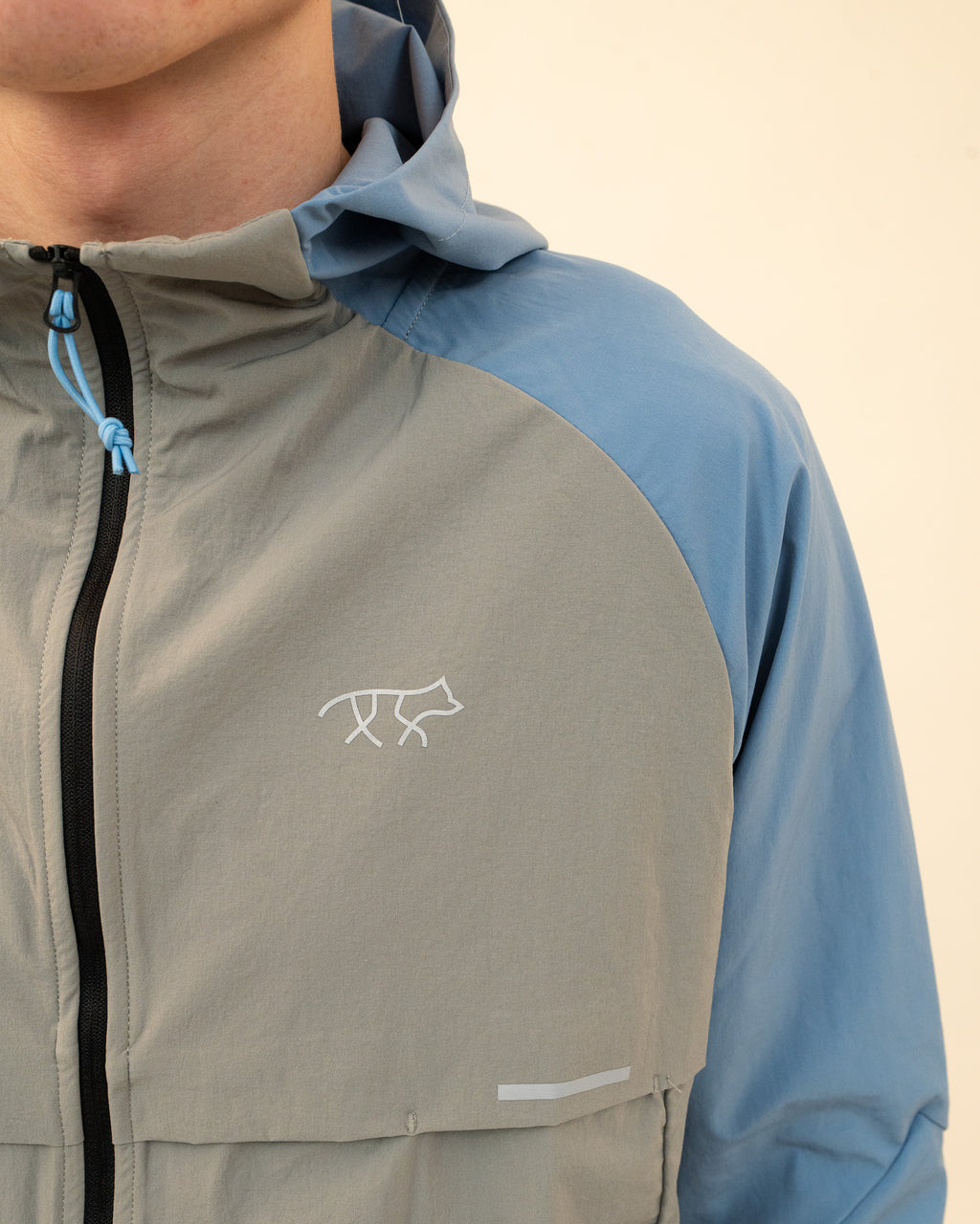 Sphere Galazio Blue/Grey Hooded Jacket