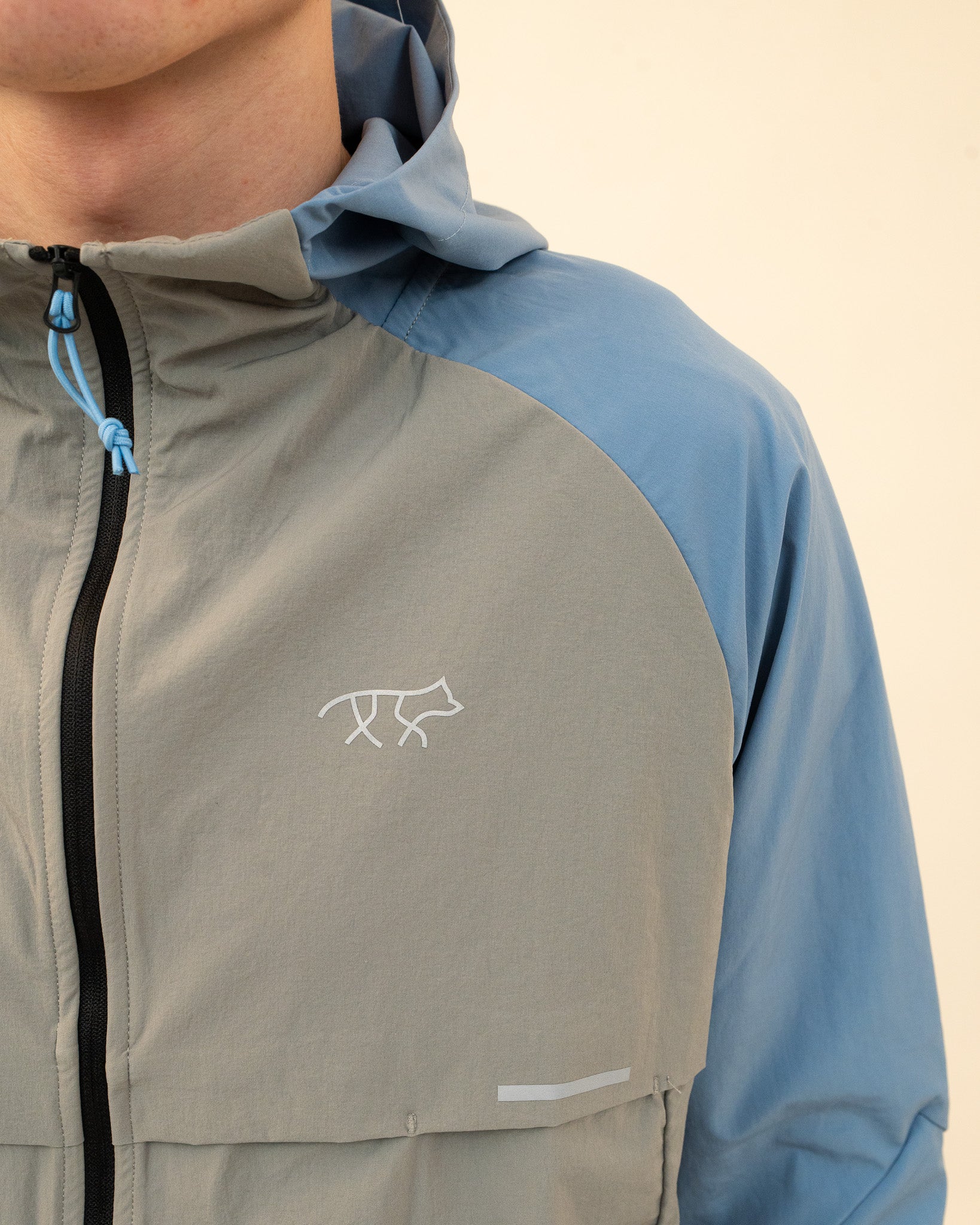 Sphere Galazio Blue/Grey Hooded Jacket