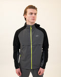 Sphere Gray/Black Hooded Jacket